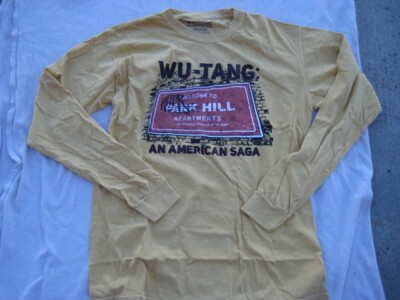 Wu-Tang Clan Yellow Long Sleeve Official Men's Tee Medium Killer Hill Apartment