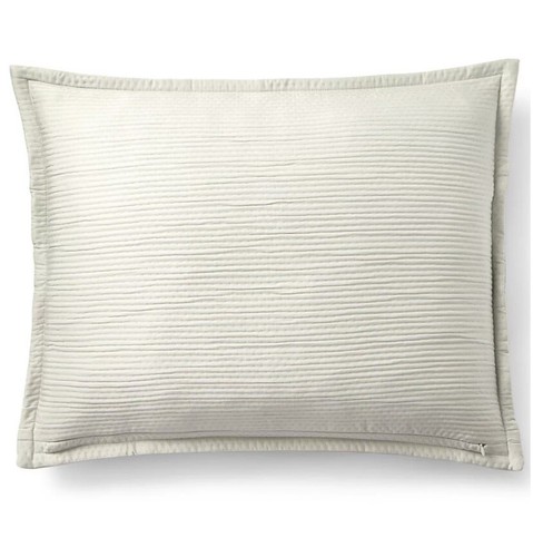 Ralph Lauren SPENCER MATELASSE QUILTED King Sham SAGE Set Of Two - Picture 3 of 15