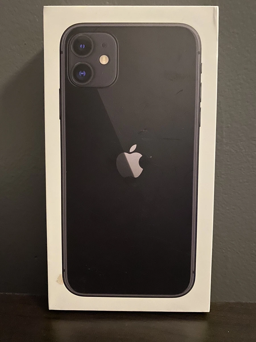 Apple iPhone 11 64GB Black BOX ONLY! NEW BOX With Accessories shown in Pics