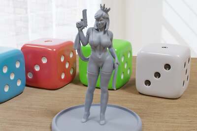 Professor Mrs. The Viceroy Sexy Pin-Up - 3D Printed Minifigures for Fantasy Mini
