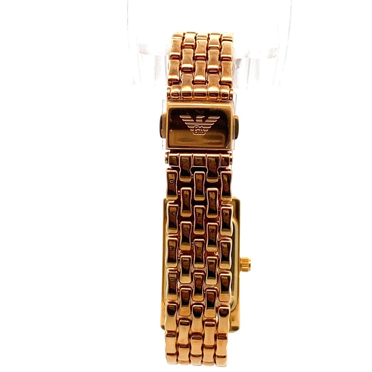 Emporio Armani Cream Gold Plated Stainless Steel AR0124 Women\'s Wristwatch 20 mm Emporio Armani Gold Plated Band Wristwatches for sale | eBay main image 3