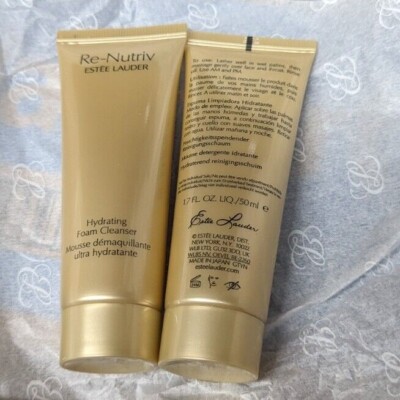 Estee Lauder Re-Nutriv Hydrating Foam cleanser 1 oz/2x1oz/2x1.7 oz