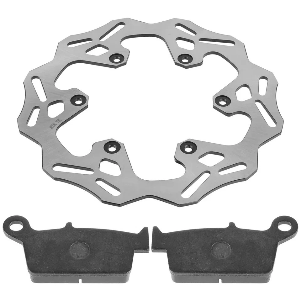 Rotor de disco de freno de rueda trasera con pastilla de freno para Yamaha YZ125 YZ250 1999 - 2002 Foto 3 de 4