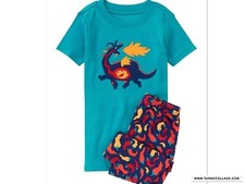 NEW GYMBOREE LITTLE BOYS DRAGON GYMMIES PAJAMAS SLEEPWEAR SIZE 12-18 MONTHS