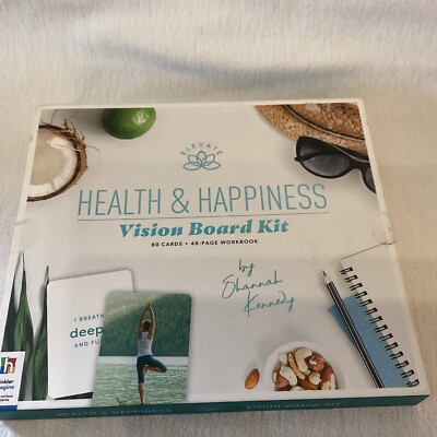 S174 Health & Happiness Vision Board Kit 80 Karten & Wirkbook Shannah Kennedy