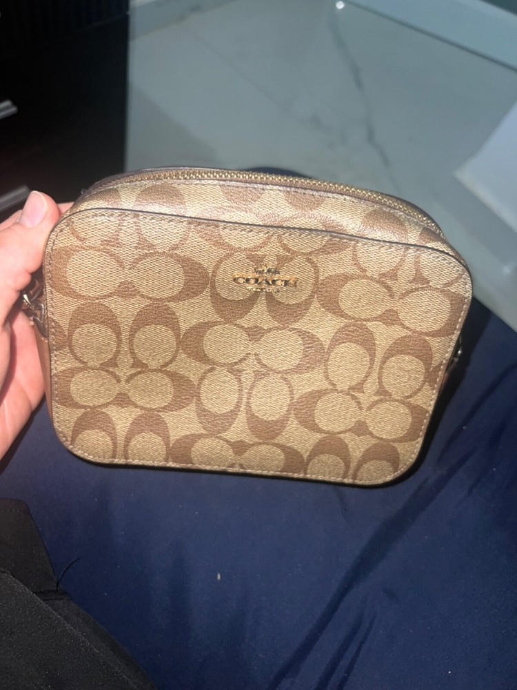 Coach Brown Print Bag