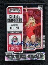 2025 Panini NIL The Ohio State University Black 1/1 Karleigh Reutzel Auto 5i3