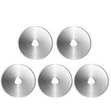 60mm Rotary Blades 5 Pack Fits OLFA,Fiskars,Truecut,DAFA Cutter Replacement, ...