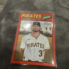 Jared Jones 2026 Topps Heritage Red Border Parallel SP Pittsburgh Pirates #141