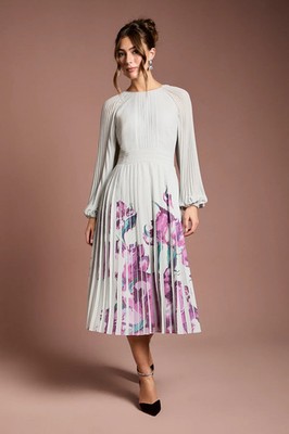 Coast Sage Midi Dress Womens Occasion Dresses