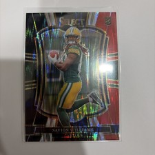 2025 Panini Select - Premier Level Savion Williams #167 Red & Black Shock