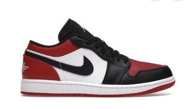 Nike Air Jordan 1 Low ''Bred Toe'' - Gym Red/Schwarz/Weiß EUR45 | 553558-612 2021