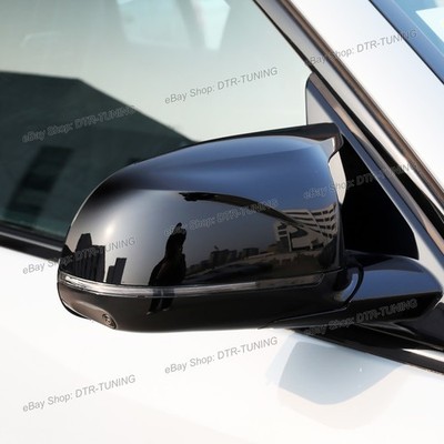 MP Gloss Black Side Mirror Cover Caps For BMW X6 M60i X6M G06/F96 LCI 2024-2026