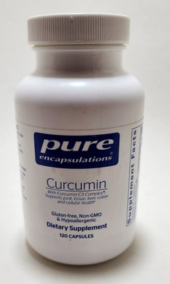 Pure Encapsulations Curcumin 120 Capsules 500mg Joint Liver Health