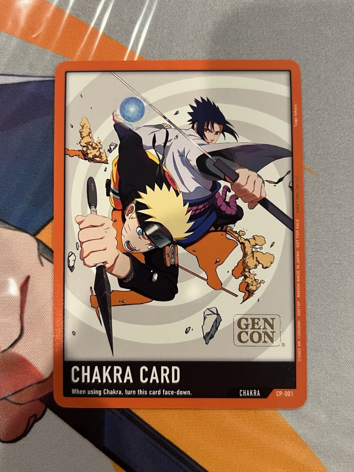 Bandai Naruto Card Game Chakra Gen Con Promo Card CP-001 2026 Exclusive