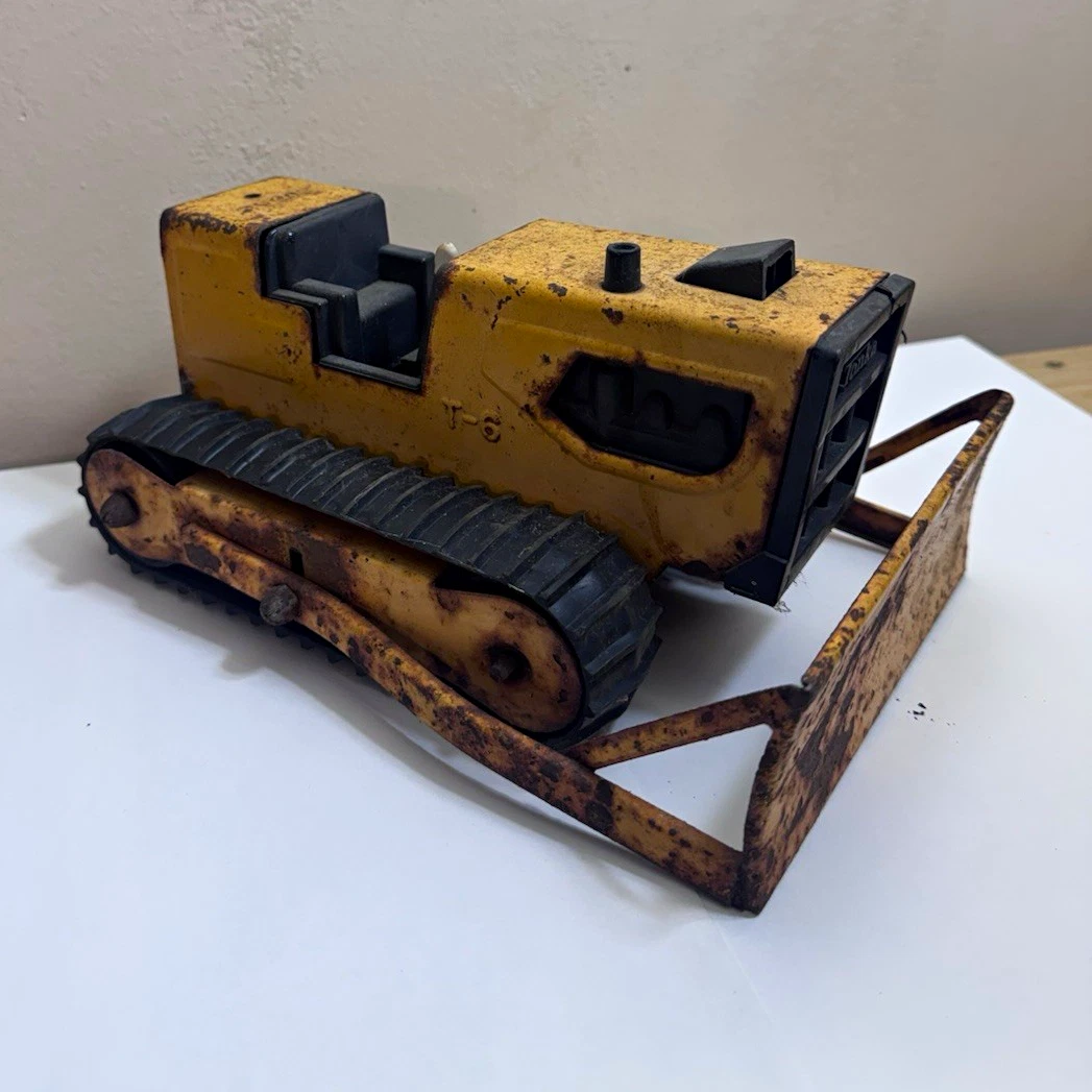 Tonka Yellow Dozer Vintage Manufacture Diecast Construction