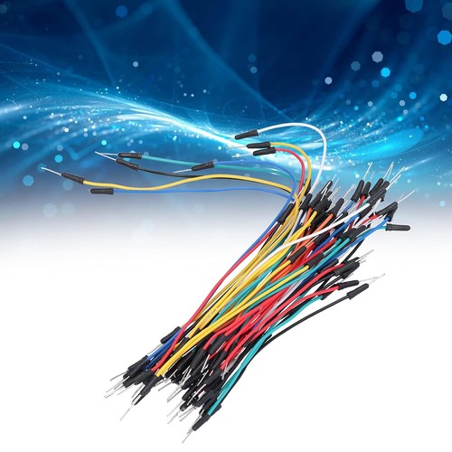 65x CABLE JUMPER macho protoboard arduino pic solderless breadboard wire cables - Imagen 5 de 7