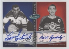 2006 Upper Deck Parkhurst Dual Signatures Lou Fontinato Bill Gadsby Auto HOF 1t8