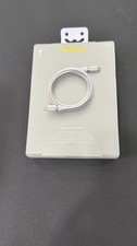 heyday 6 ft USB-C to USB-C Fast Charge Soft-Touch Charging Cable Gray