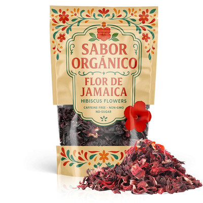 1Lb Whole Dried Hibiscus Flowers (Flor De Jamaica) for Hibiscus Tea & Mexican Ag
