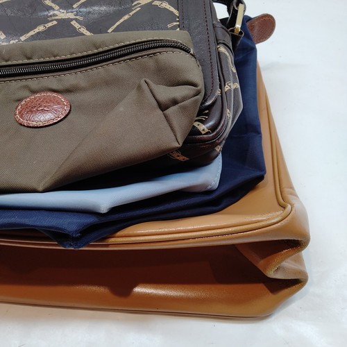 Longchamp Hand Bag 5 set Blue Leather 5601589 - Picture 4 of 11