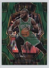 2022-23 Panini Select Premier Level Green Shock Prizm Jaylen Brown #132 0gp4