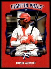 2023 Baron Radcliff Choice Minor League Rookie Card S1 Reading Phils Phillies