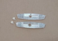 Vintage Bicycle Bike Reflectors White Color 1x Pair 