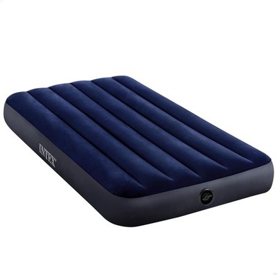 Materasso gonfiabile Intex Classic Downy Blue Dura Beam Series, singolo, blu.