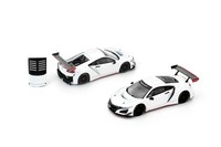 Pop Race 1/64 Honda NSX GT3 EVO22 - White Diecast Model Car