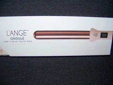 L'ange Ondule Titanium Curling Wand Model Blush (pink) 25MM With Glove