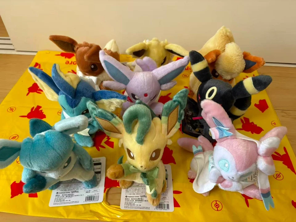 Pokémon Center Original Goods Eevee Collection Plush Toy 9 types New Japan - Image 2 of 4