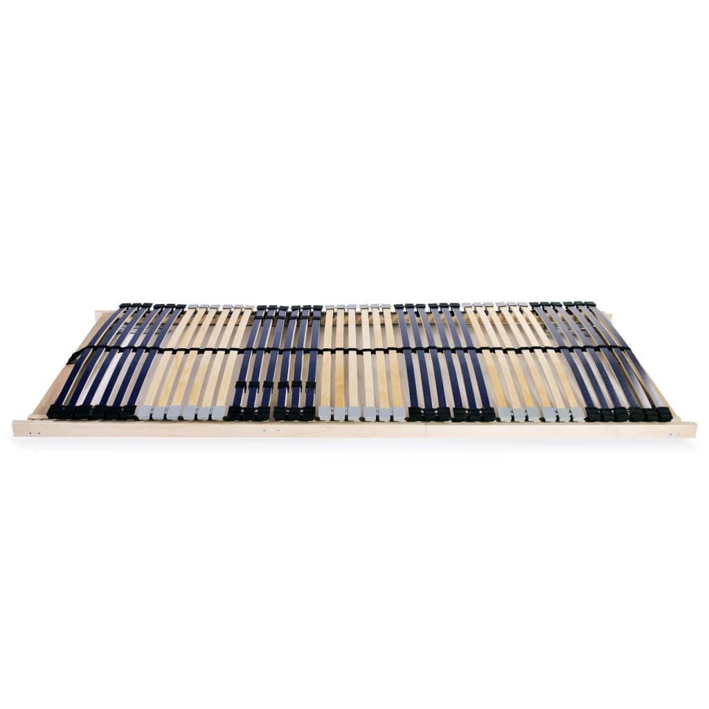 Reti a Doghe 2 pz 7 Zone con 42 Doghe in Legno 80x200 cm 2805528