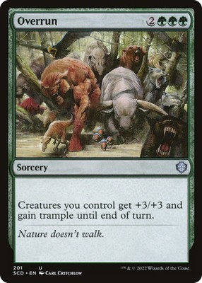 Overrun [Starter Commander Decks] Near Mint