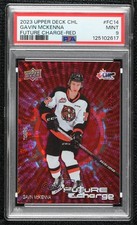 2023 Upper Deck CHL Future Charge Red 72/125 Gavin Mckenna #FC-14 PSA 9 MINT nv3