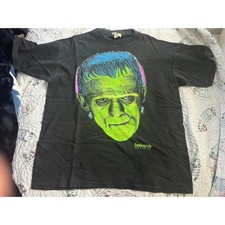 RARE 1991 FRANKENSTEIN TEE HORROR GOTH MONSTERS UNIVERSAL COLLECTIBLE