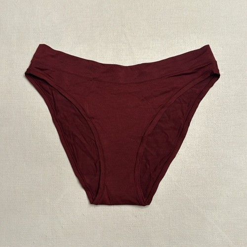 NWOT LA SENZA COTTON BURGUNDY UNDERWEAR Size S - Picture 2 of 5