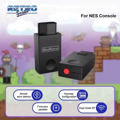 RetroScaler BlueRetro Wireless Adapter for NES Console PS5 PS4 Switch Controller