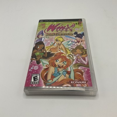 Winx Club Join The Club PSP COMPLETE with Manual Tested Working Marker Case Manu