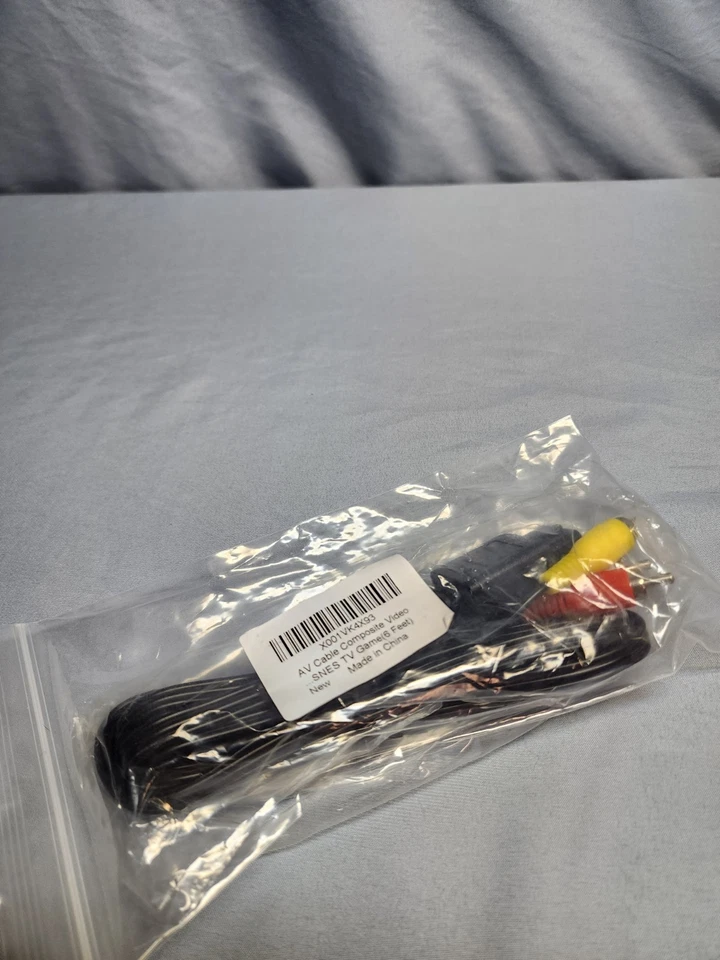 Новый N64/SNES/GAMECUBE 6 футов RCA AV TVAUDIO видео стерео кабель шнур - Изображение 2 из 2