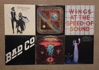 Lot of 6 Classic Rock vinyl record albums Boston Fleetwood Mac Journey Wings