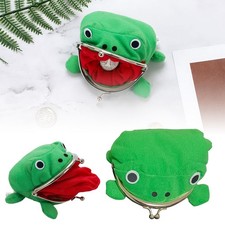 Coin Holder Frog Wallet Anime Cartoon Frog Coin Purse Mini Storage Bag OY