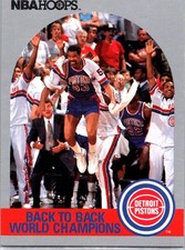 1990-91 Hoops #342 Back To Back World Champions