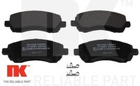 NK 224409 Bremsbelagsatz FüR Scheibenbremse Bremsbelagsatz BremsbeläGe