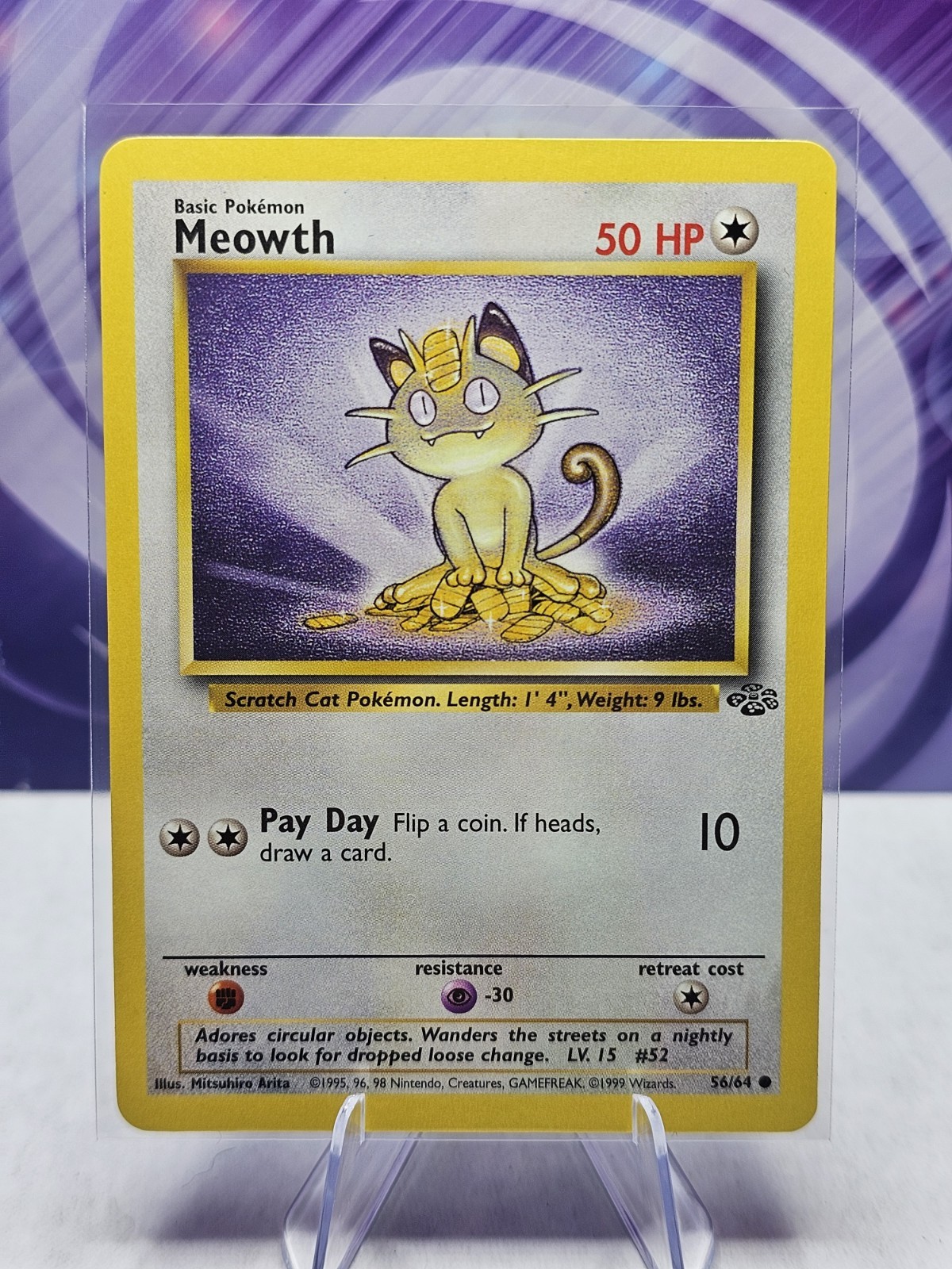 Meowth 56/64 Jungle Regular NM