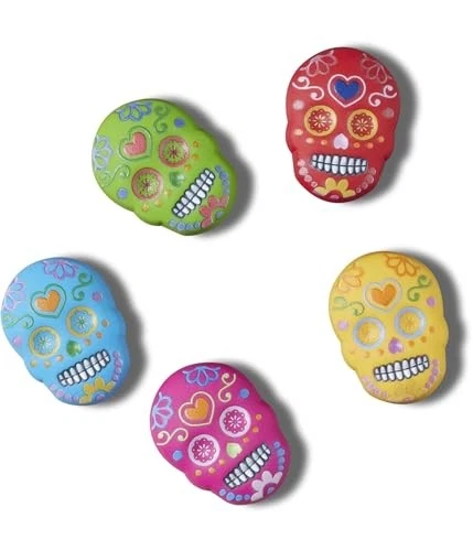 Crocs Jibbitz 5-Pack Holiday Dia De Los Muertos Shoe Charms | Jibbitz for Crocs