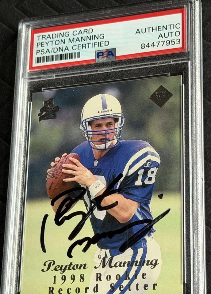 1998 Collector’s Edge Peyton Manning Rc Autograph - PSA/DNA - BEAUTY !! - Image 2 of 4