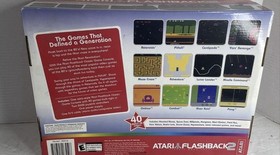 Atari Flashback 2 Black Plug&Play TV Game (NTSC) Classic Game Console 40 Games!