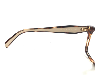 Prada Eyeglasses Frames VPRB03 07R-1O1 Tortoise Square Italy 52-17-140 Prada Eyeglasses Frames VPRB03 07R-1O1 Tortoise Square Full  main image 3