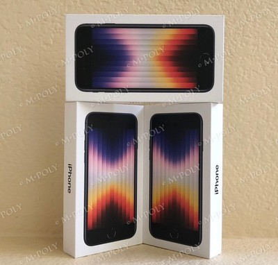 Apple iPhone SE 3rd Gen 5G 64GB - Midnight - Unlocked for All Carriers - SEALED